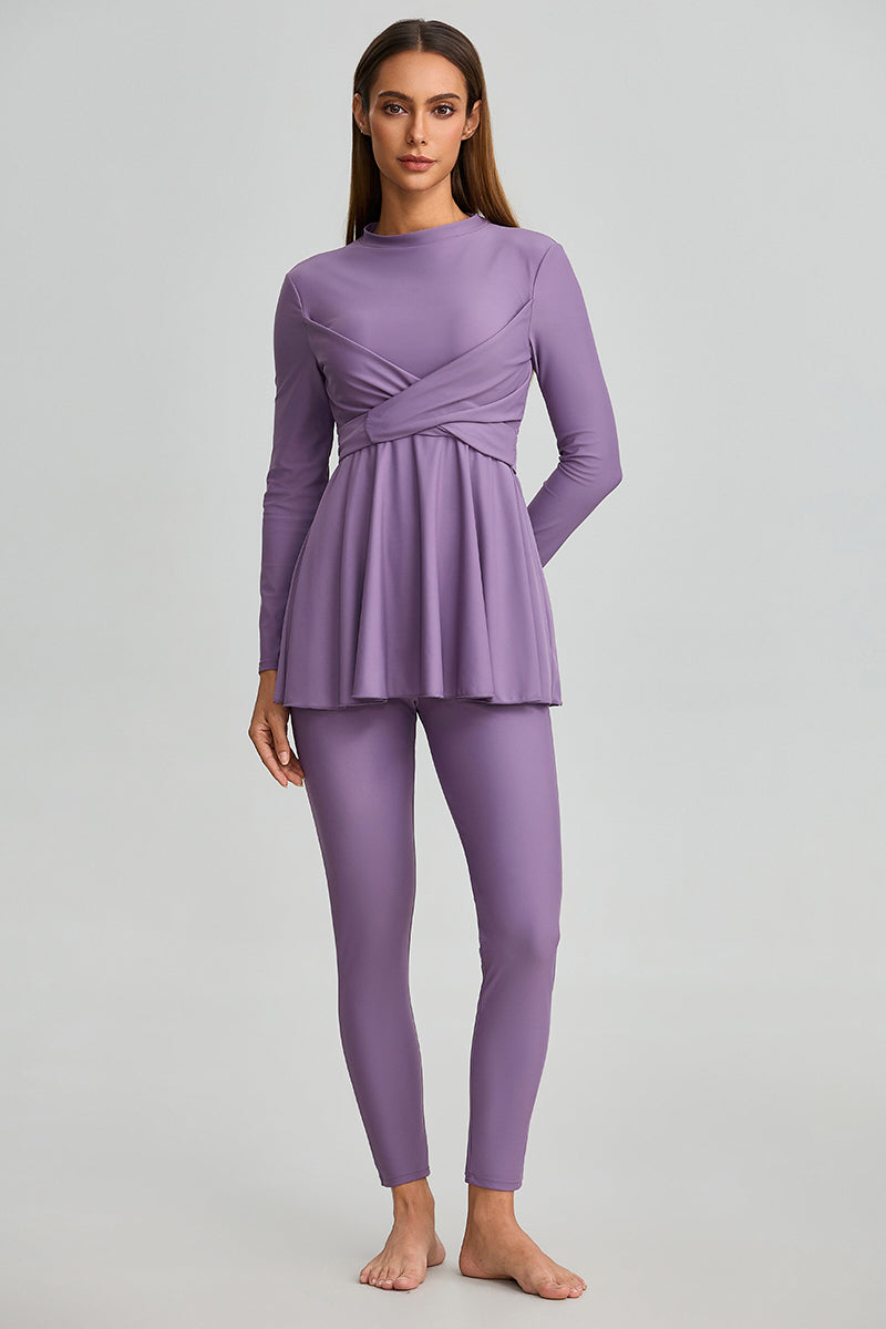Long Sleeve Modest Swimsuit