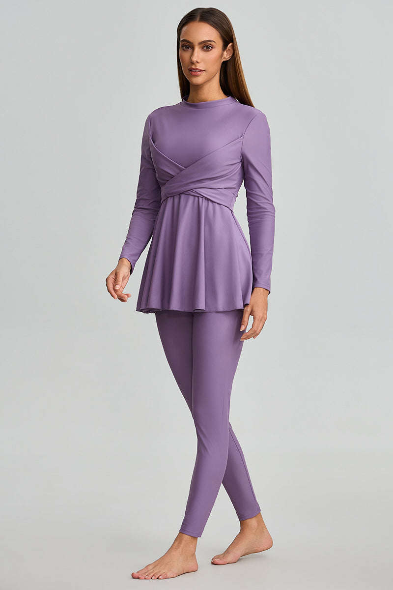 Long Sleeve Modest Swimsuit