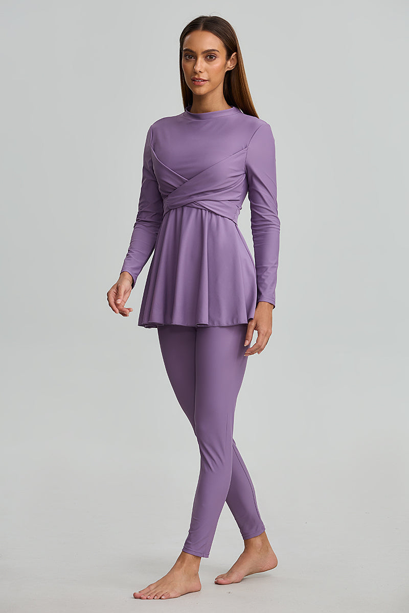 Long Sleeve Modest Swimsuit