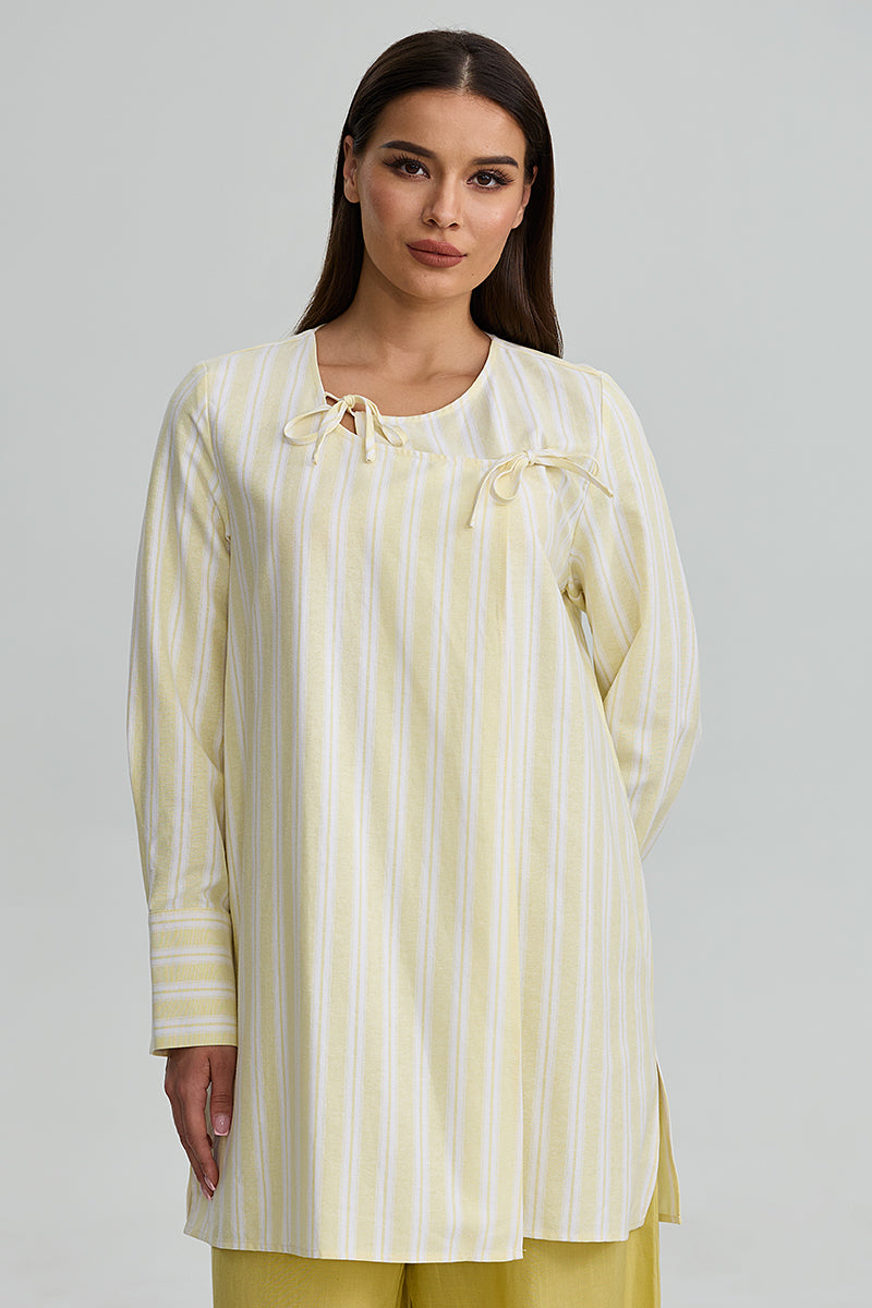 Striped Longline Blouse