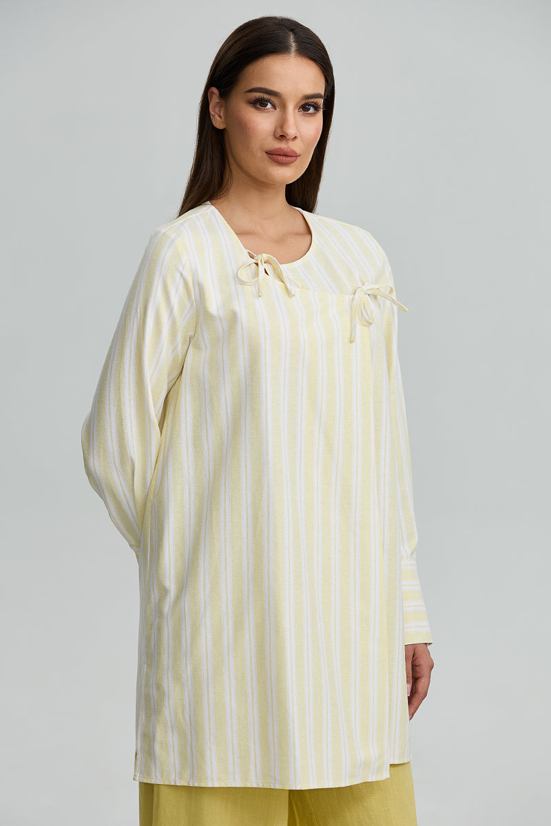Striped Longline Blouse