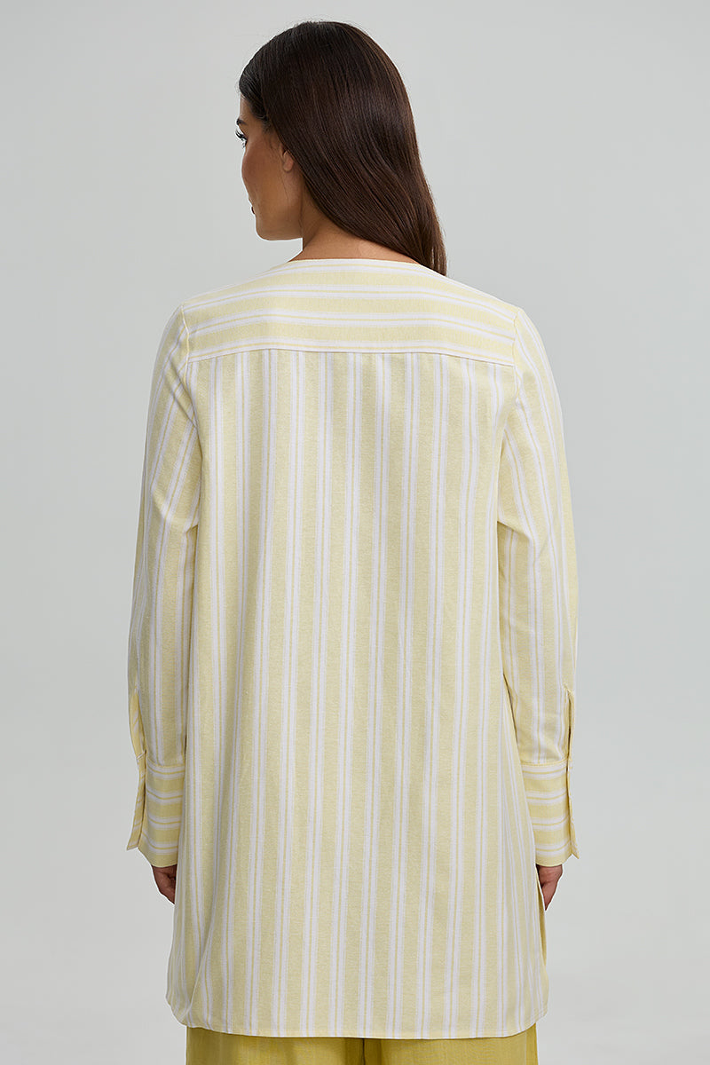 Striped Longline Blouse