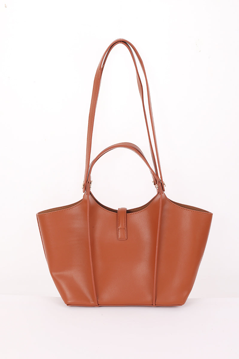 Structured Tote Bag With Strap