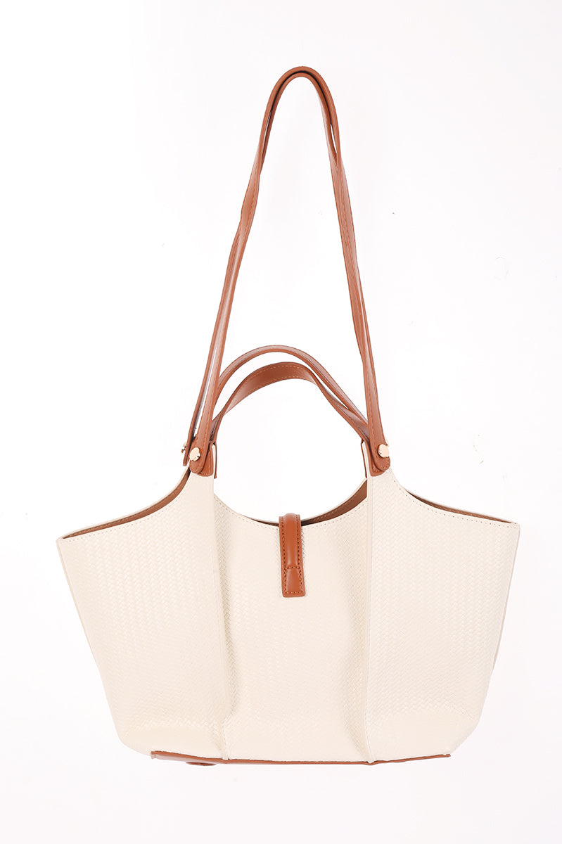 Structured Tote Bag With Strap