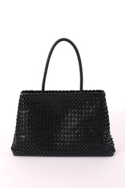 Woven Handbag With Shoulder Strap