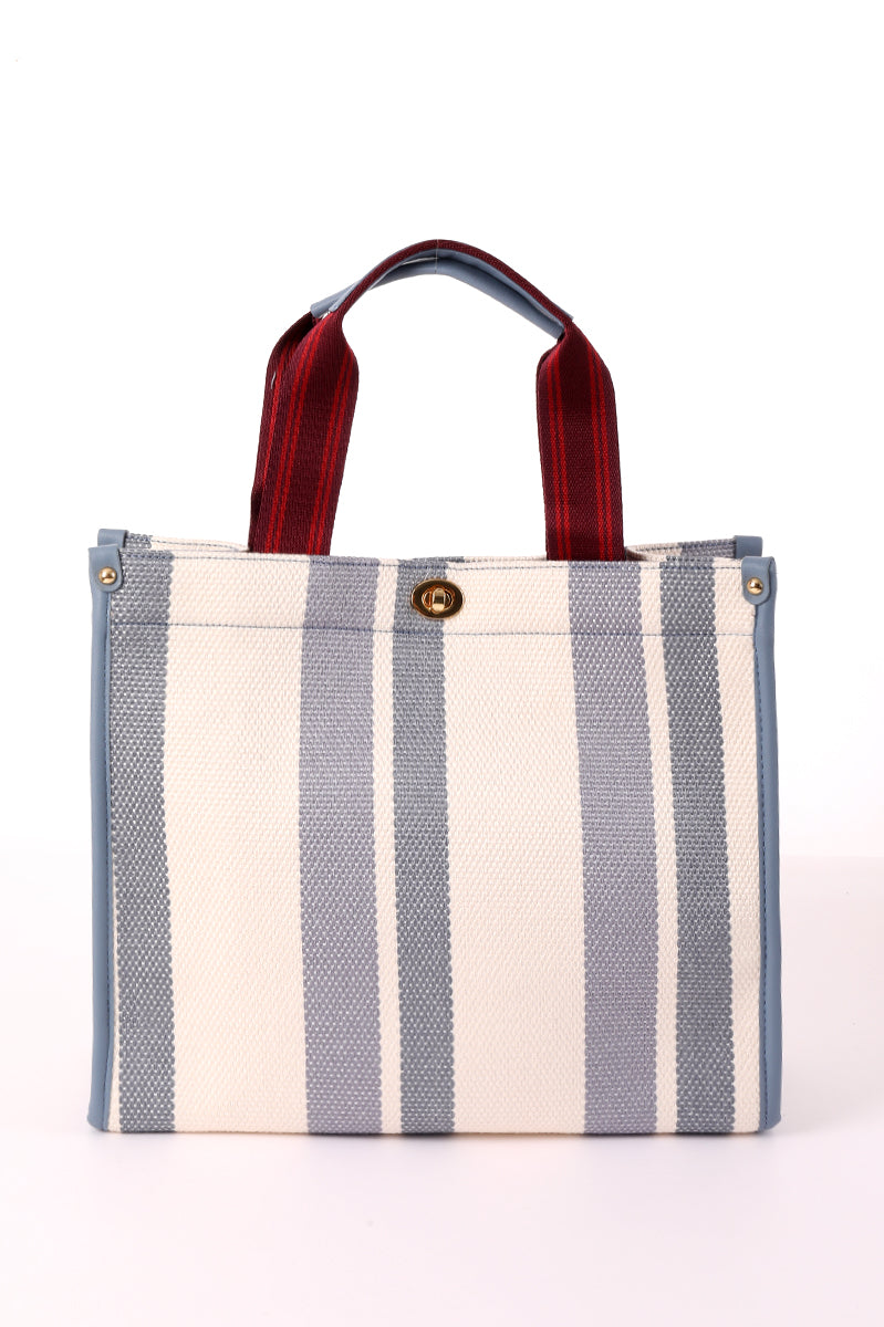 Striped Tote Bag