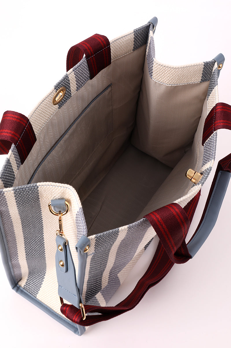 Striped Tote Bag