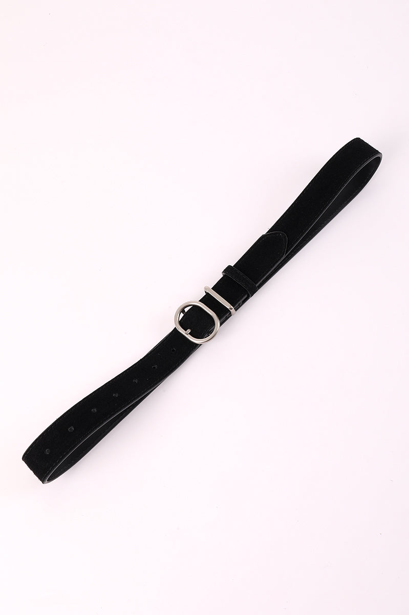 Belt With Oval Buckle