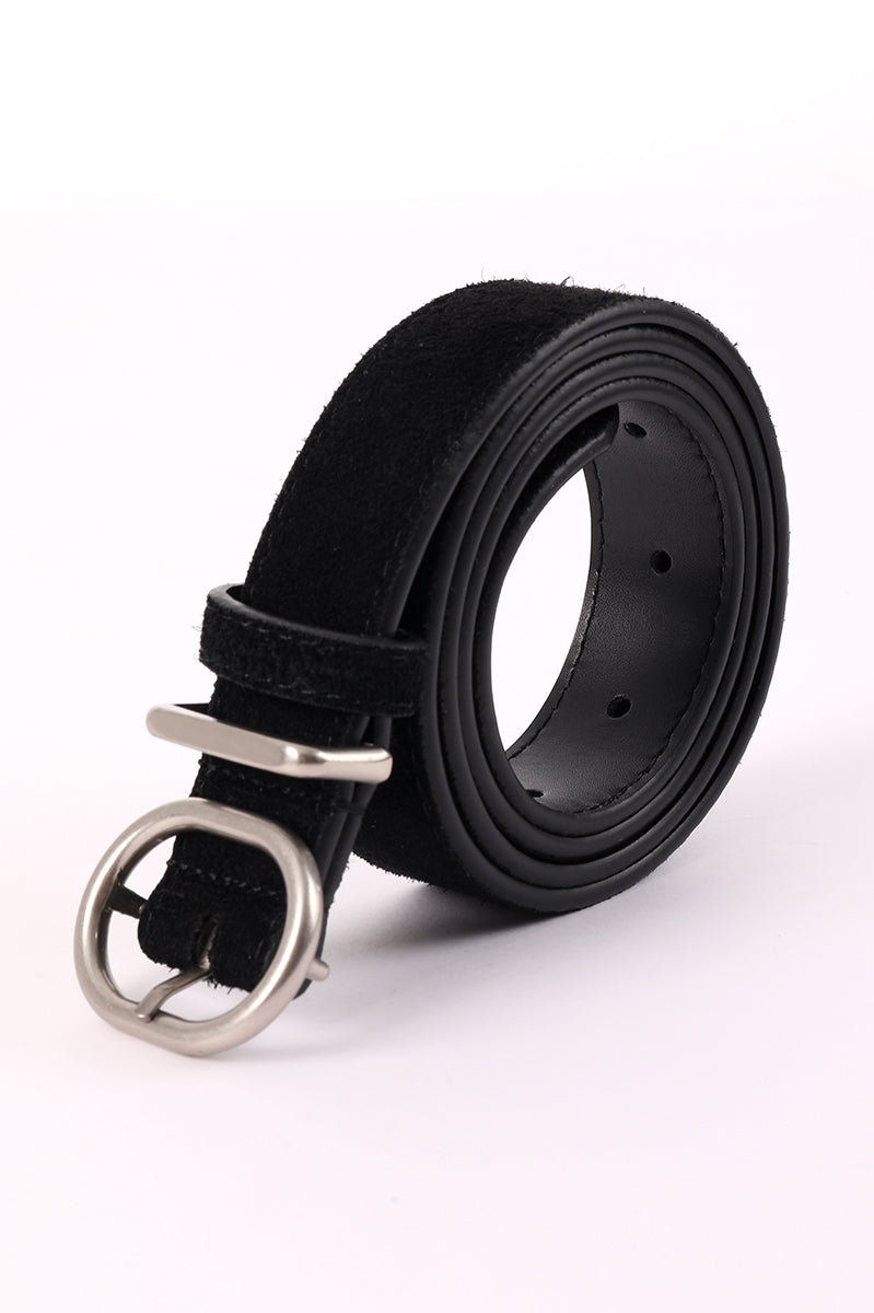 Belt With Oval Buckle