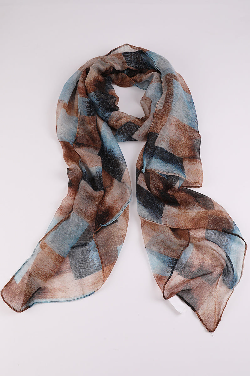 Lightweight Printed Scarf