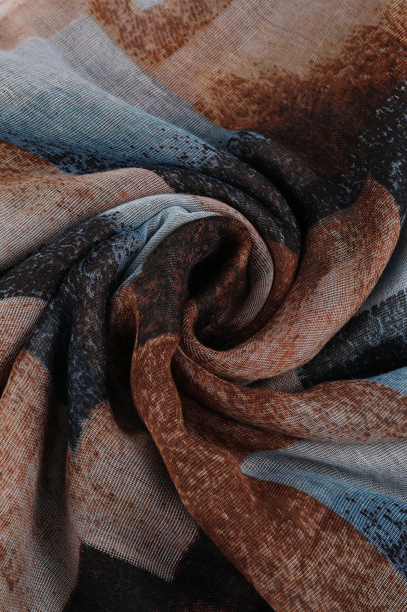 Lightweight Printed Scarf