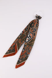 Printed Foulard Scarf Accessory