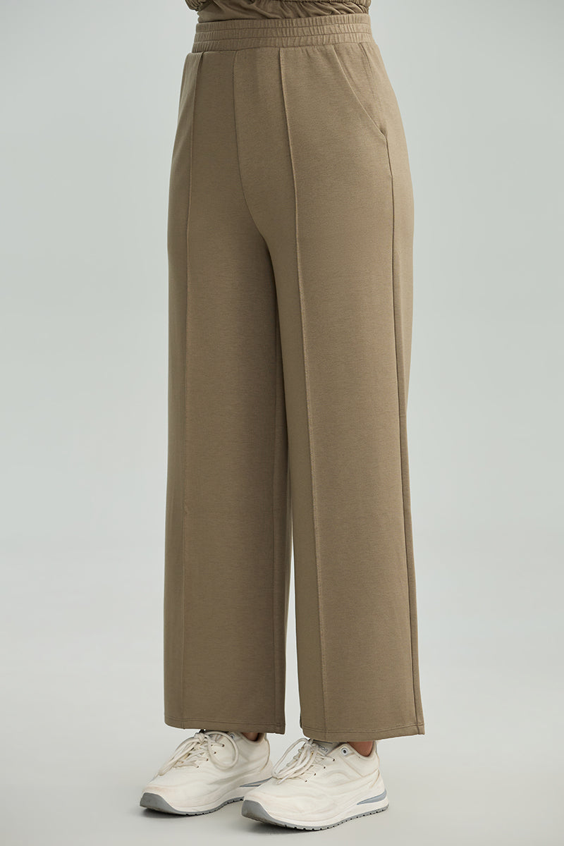 Wide-Leg Casual Pants