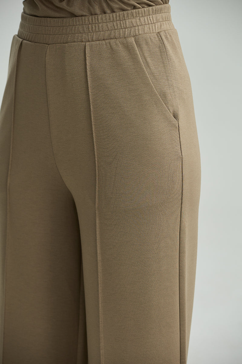 Wide-Leg Casual Pants