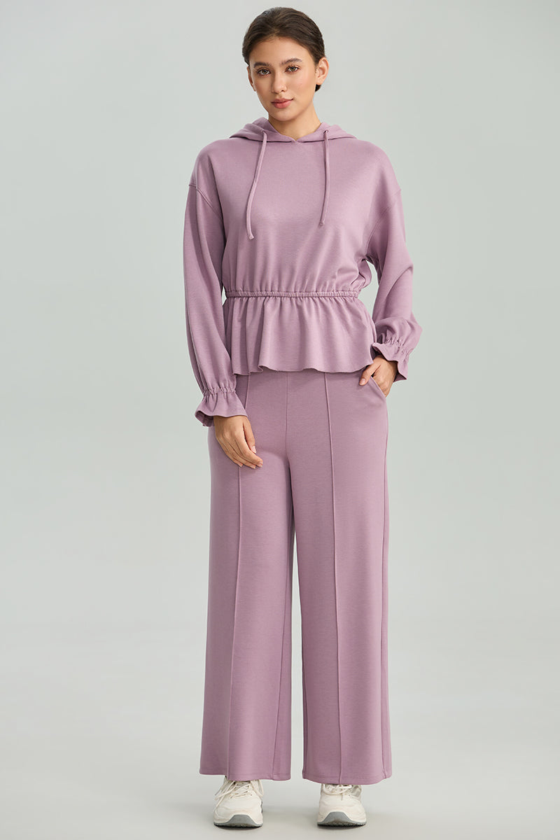 Wide-Leg Casual Pants