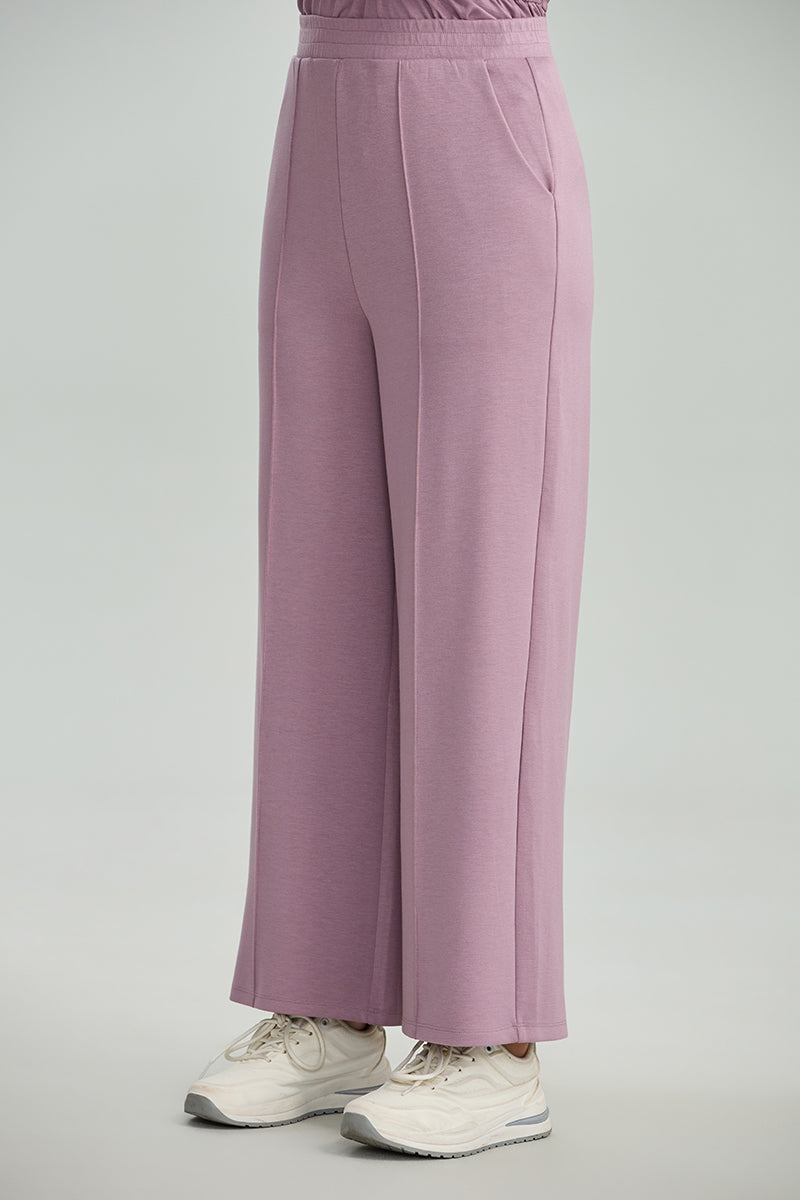 Wide-Leg Casual Pants