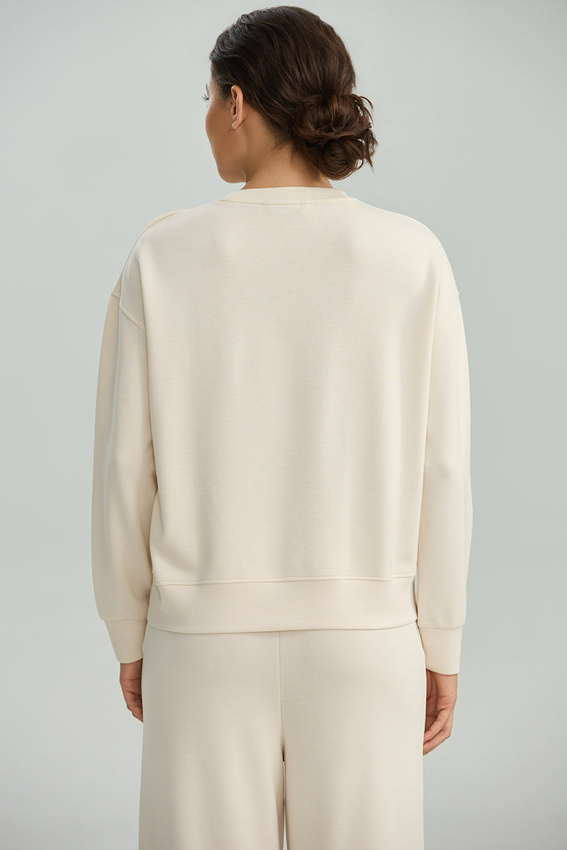 Asymmetric Panel Sweatshirt