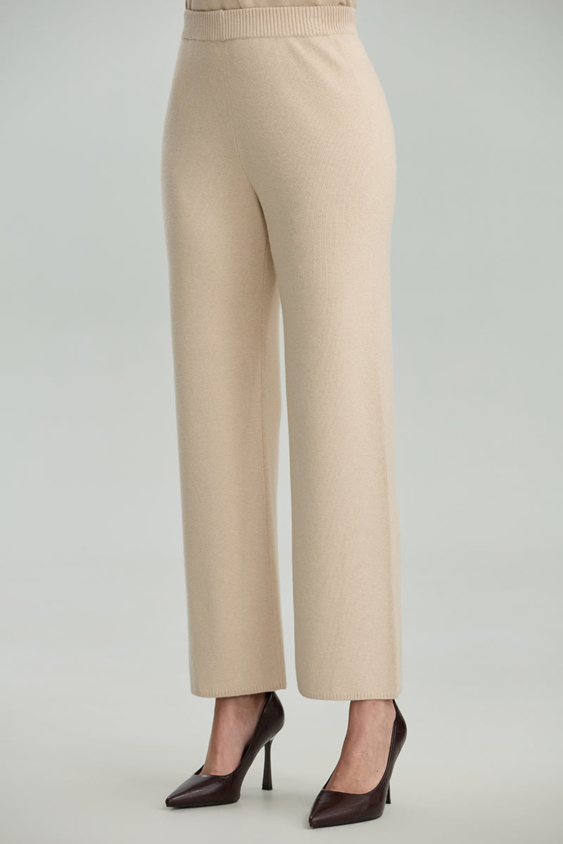 Tailored Straight-Leg Pants