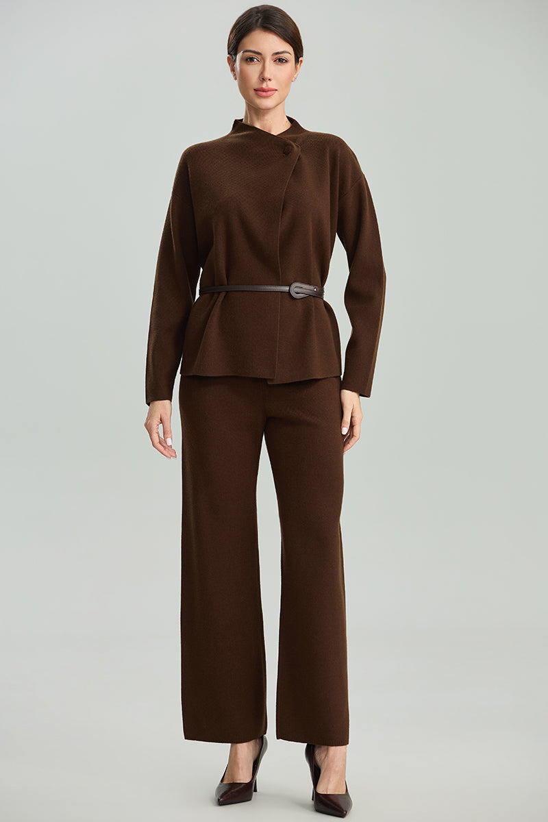 Tailored Straight-Leg Pants
