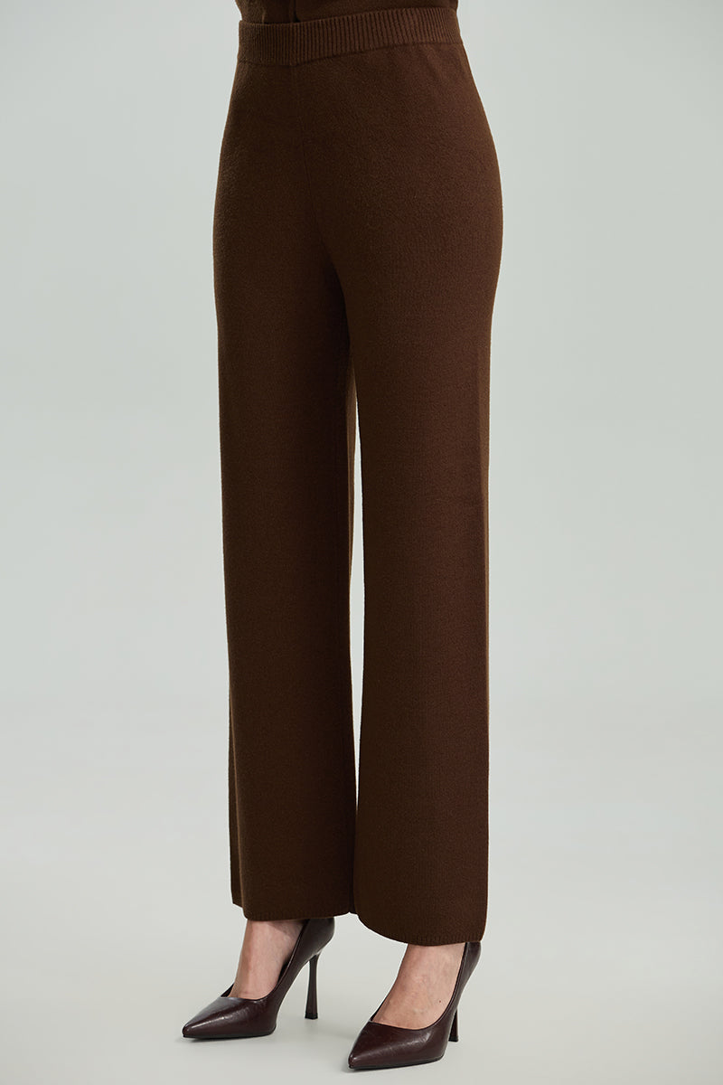 Tailored Straight-Leg Pants