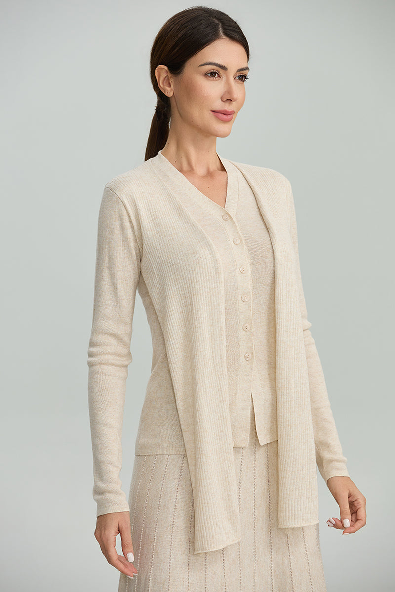 Tie-Waist Knit Cardigan