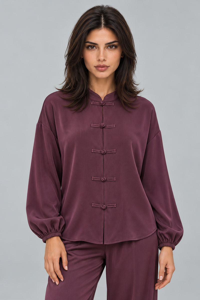 Mandarin Collar Shirt