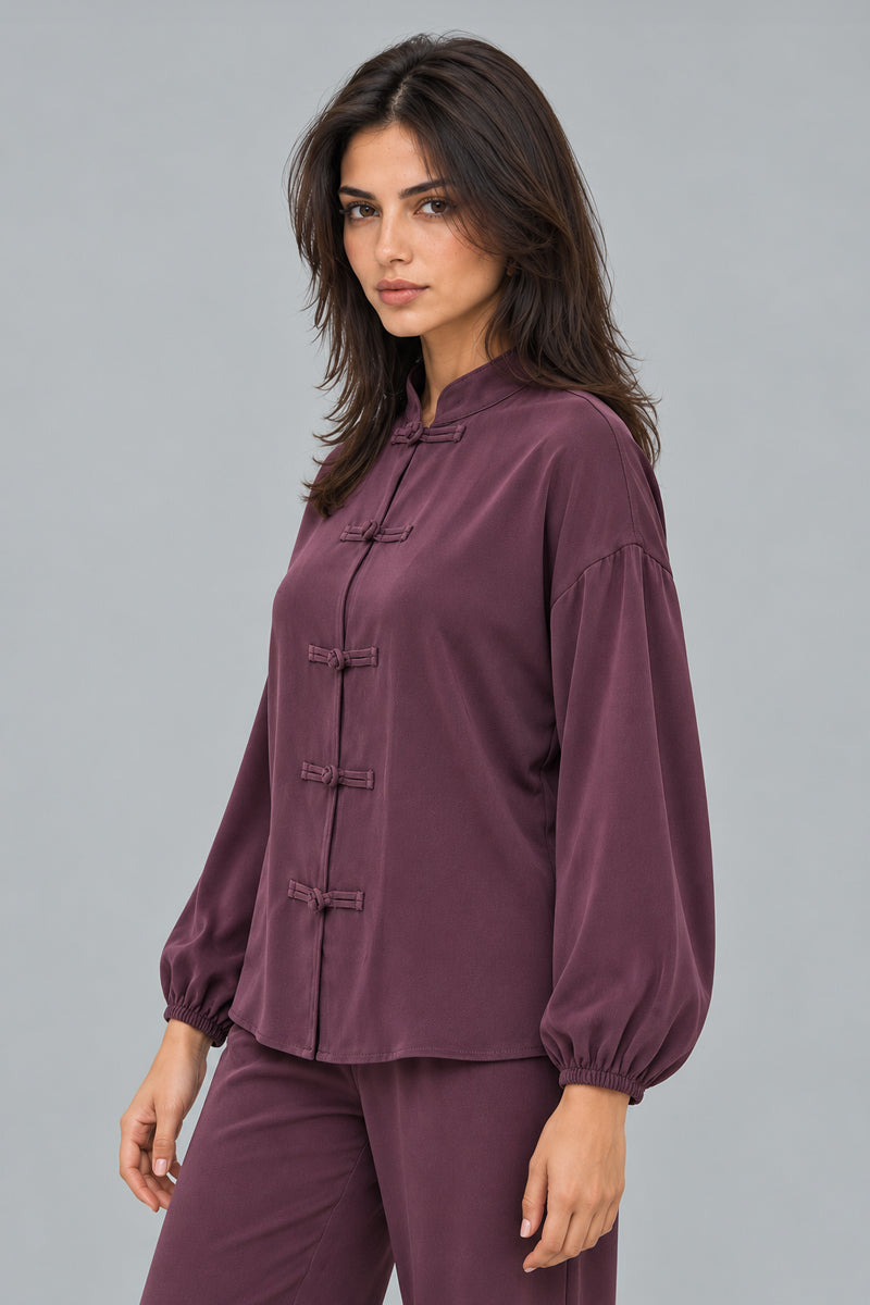 Mandarin Collar Shirt