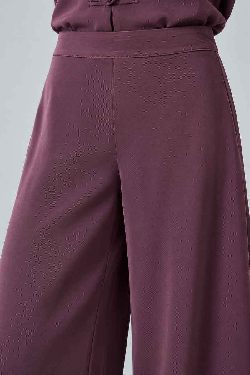 Balloon Trousers with Elastic Cuffs