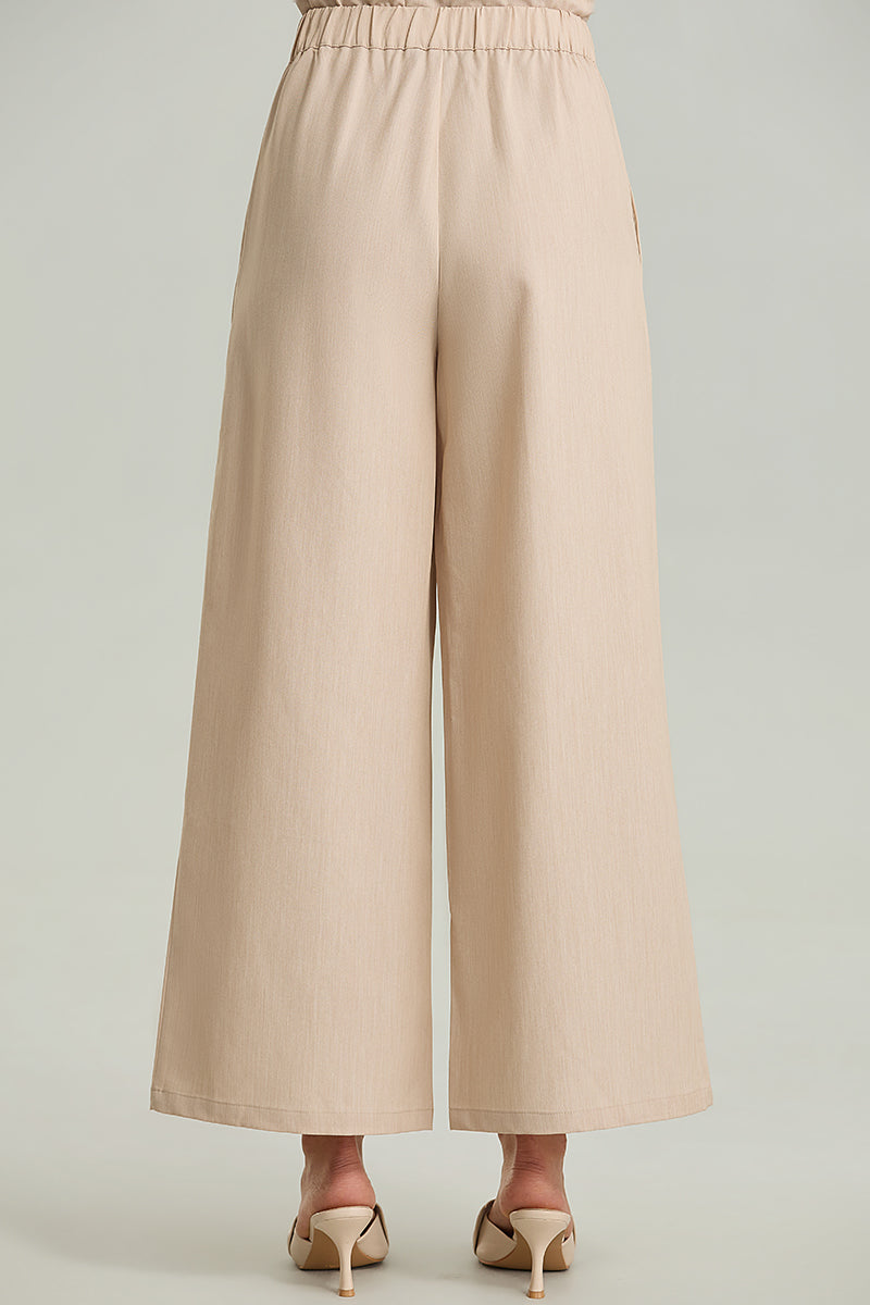 Wide-Leg Tailored Pants