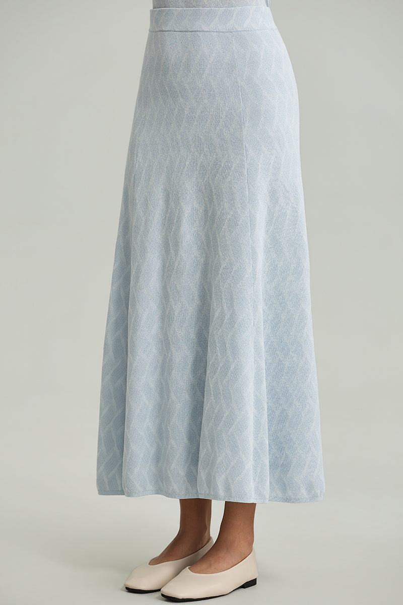 Printed Knit Skirt