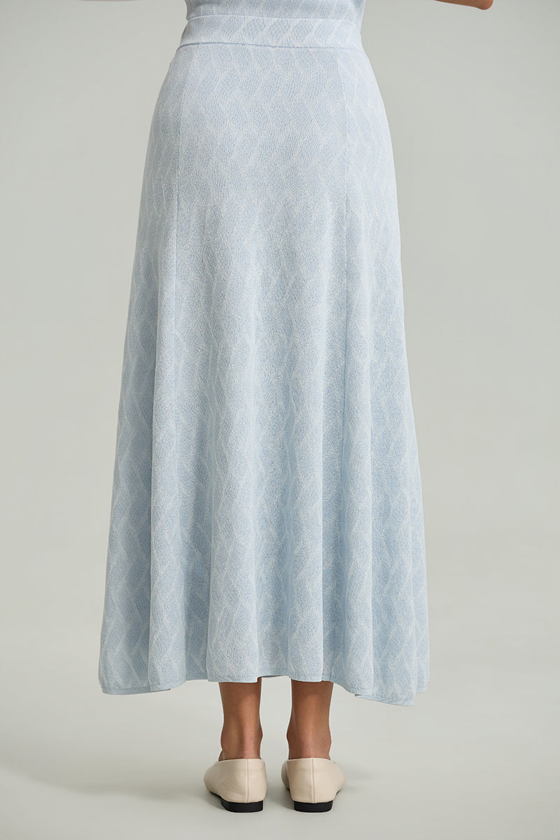 Printed Knit Skirt