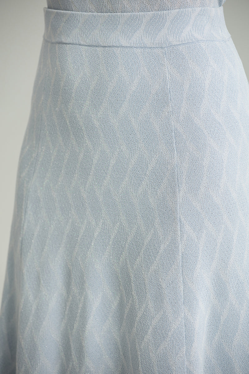 Printed Knit Skirt