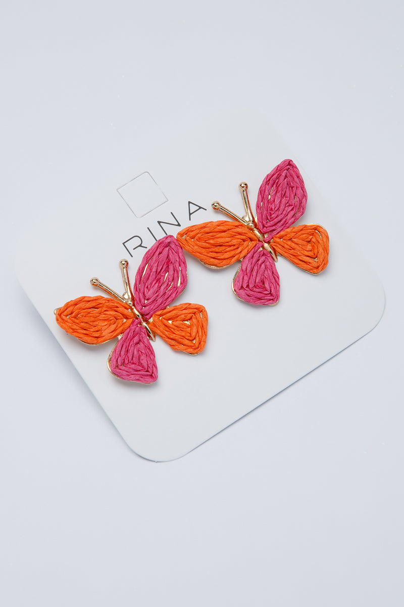 Butterfly Statement Earrings for Girls