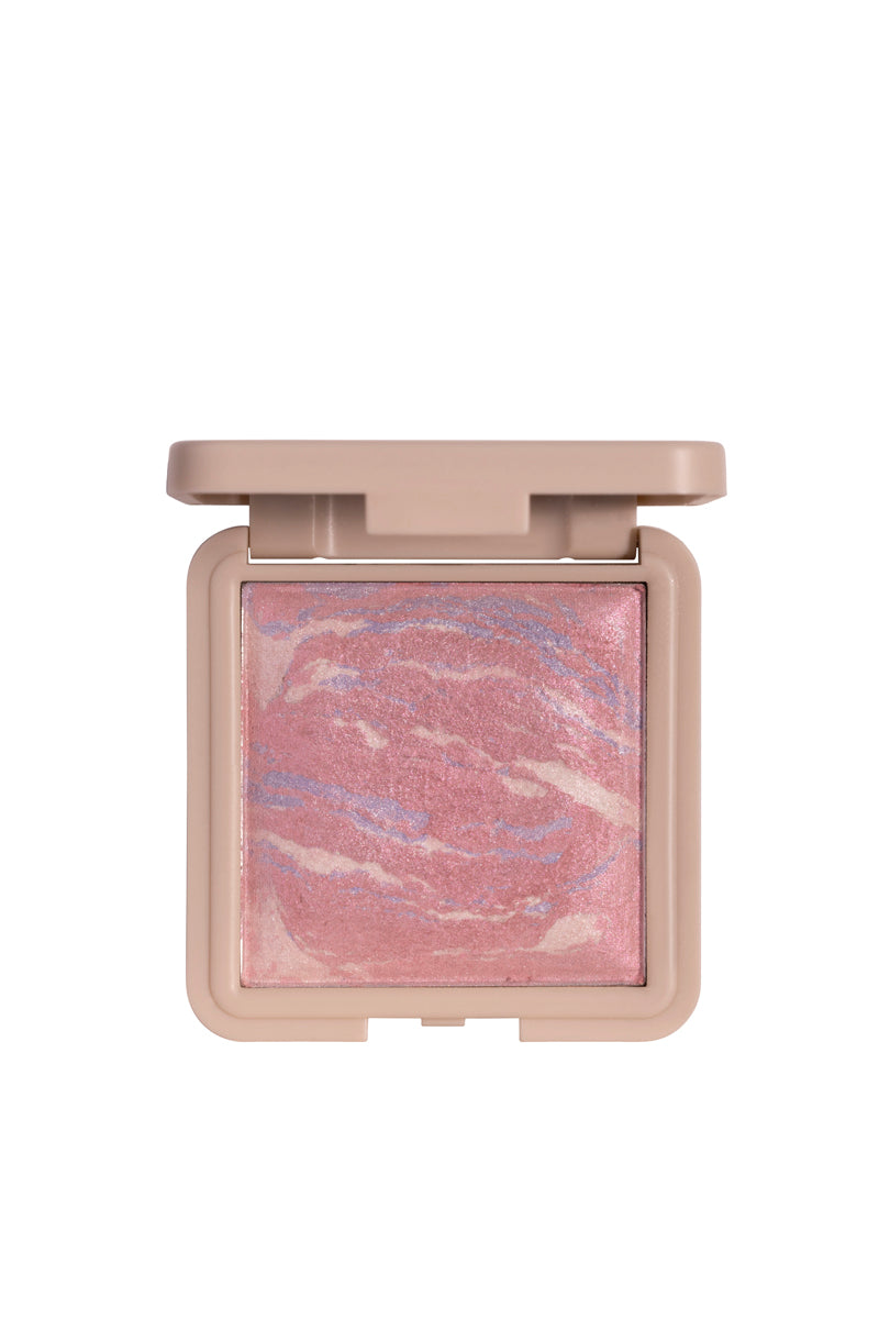 Note Marble Baked Blusher 03 Pink Aura