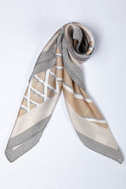 printed square foulard scarf