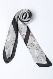 printed square foulard scarf