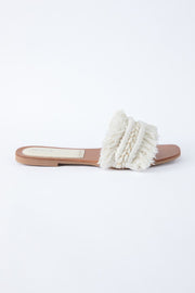 women knitted slipper